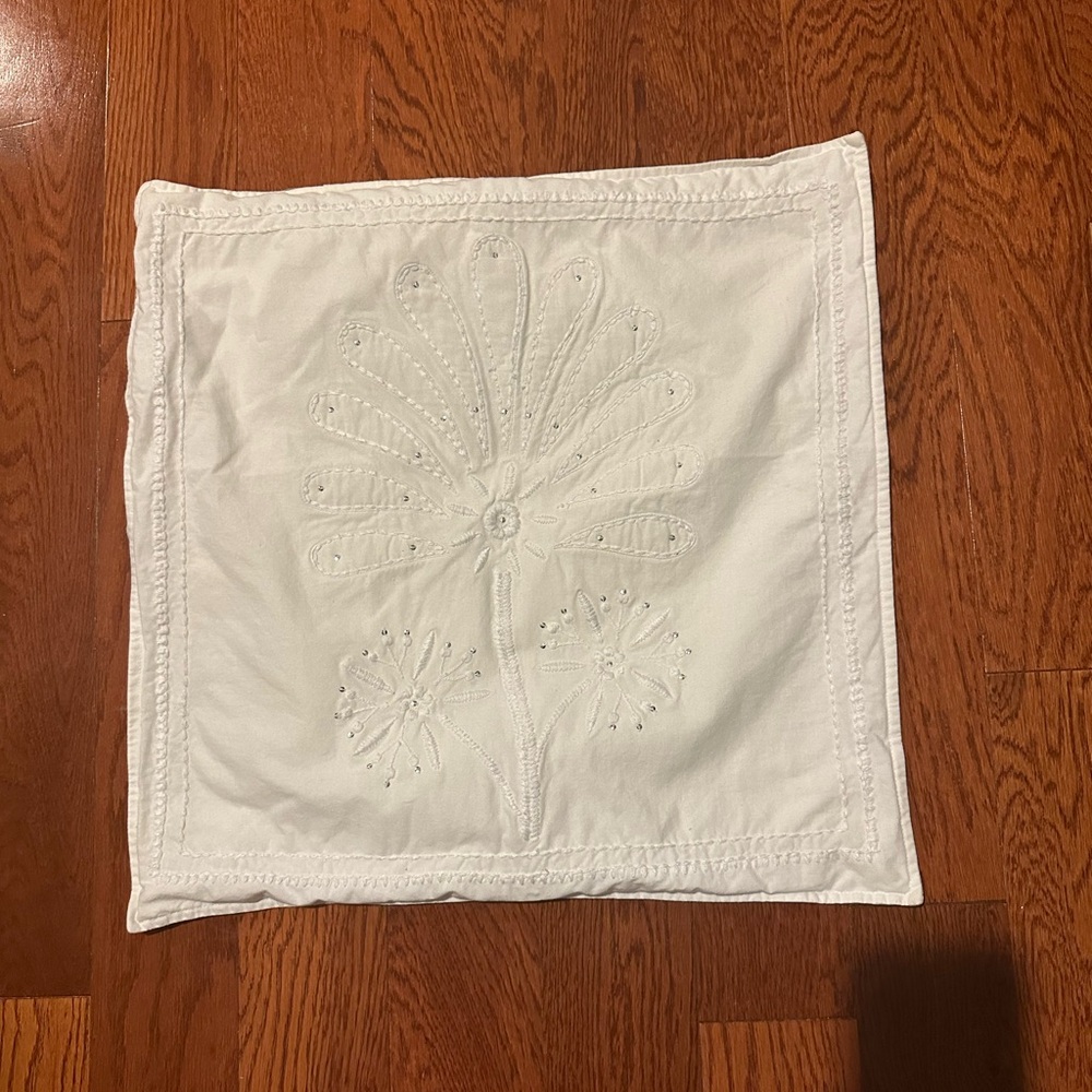 Pottery Barn White Pillow Cover